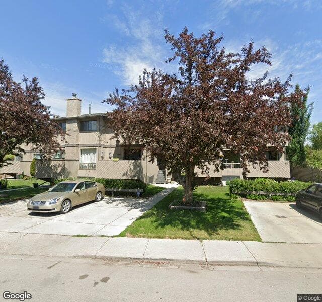 Street view of 2-5803 Bow Crescent NW, Calgary