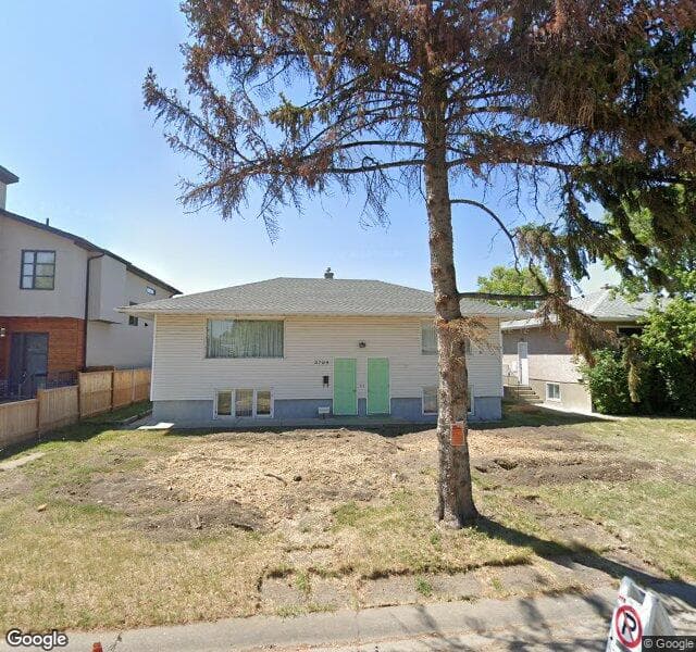 Street view of 2709 17 Street NW, Calgary
