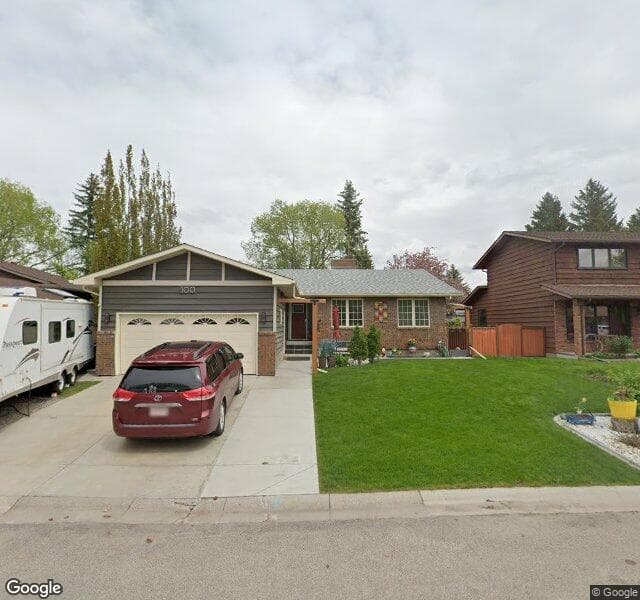 Street view of 100 Deermont Road SE, Calgary