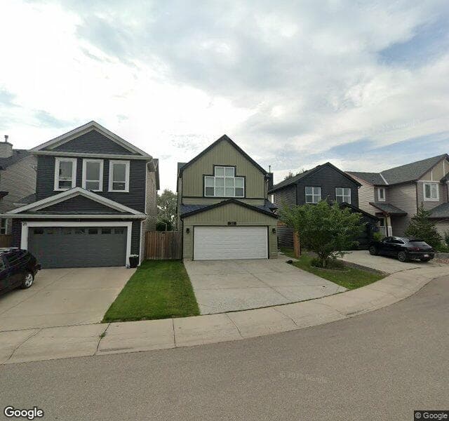 Street view of 32 Copperstone Place SE, Calgary