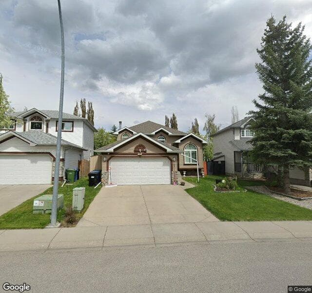 Street view of 117 Chaparral Way SE, Calgary