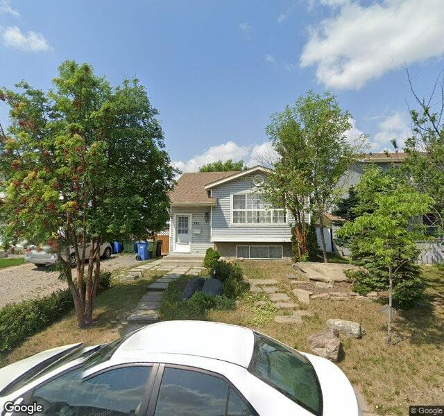 Street view of 195 Castlebrook Road NE, Calgary