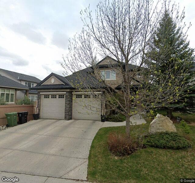 Street view of 10 Evergreen Park SW, Calgary