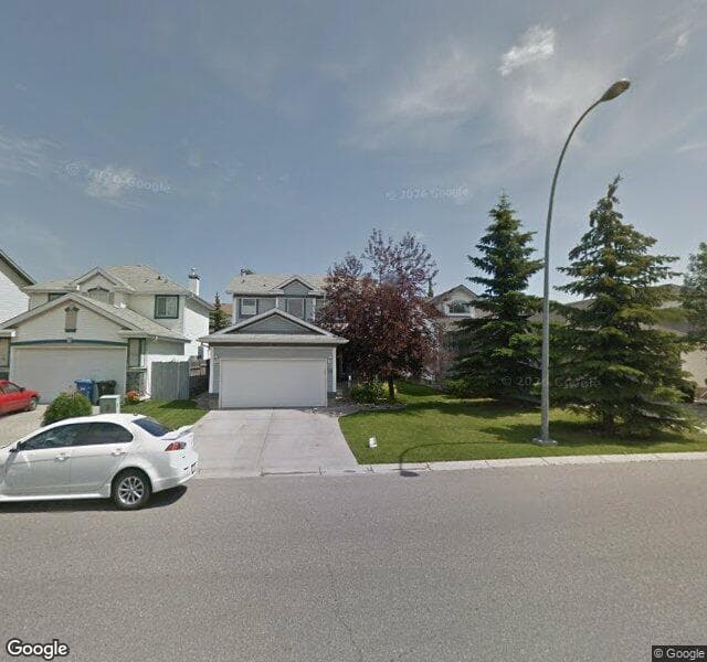 Street view of 15 Chaparral Road SE, Calgary