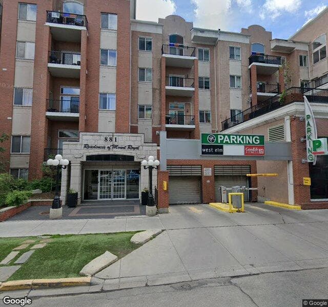 Street view of 304-881 15 Avenue SW, Calgary