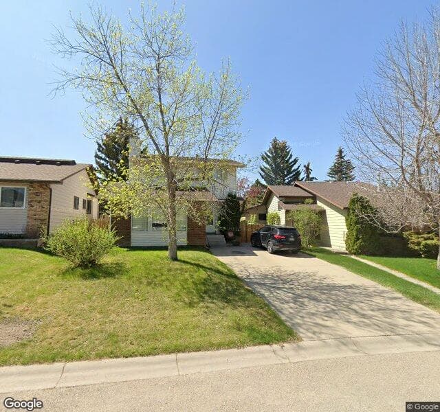 Street view of 128 Bermondsey Rise NW, Calgary