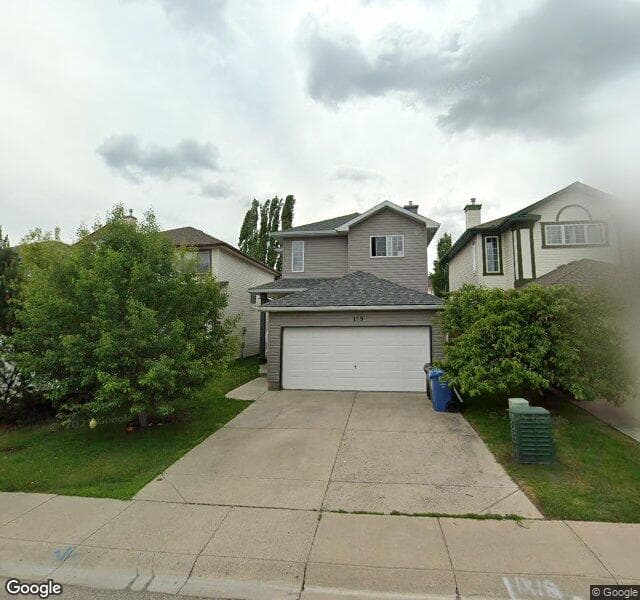 Street view of 119 Bridlecreek Terrace SW, Calgary