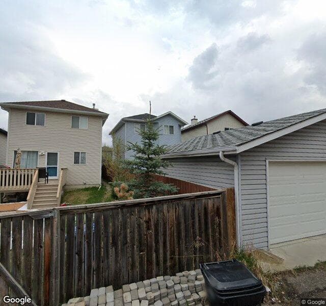 Street view of 166 Arbour Stone Place NW, Calgary