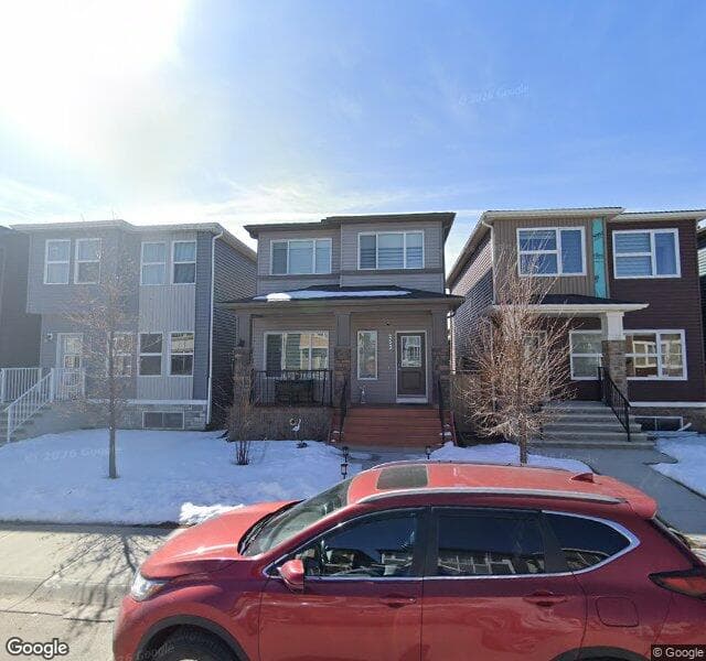 Street view of 252 Cornerstone Passage NE, Calgary