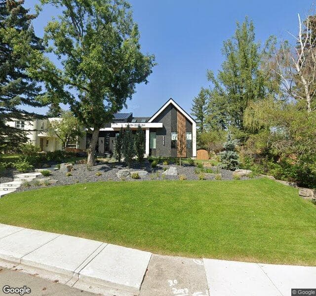 Street view of 1106 Levis Avenue SW, Calgary