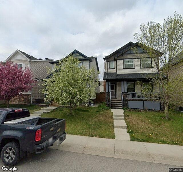 Street view of 106 Silverado Plains Circle SW, Calgary