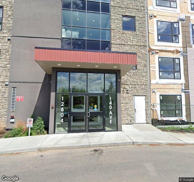 Street view of 115-12804 140 Avenue NW, Edmonton