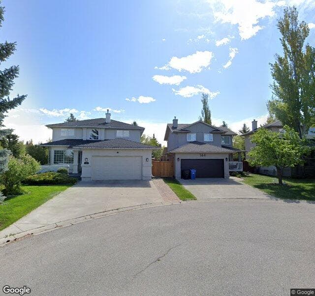 Street view of 144 Mount Cascade Place SE, Calgary