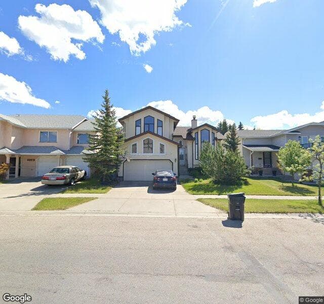 Street view of 216 Hawksbrow Drive NW, Calgary