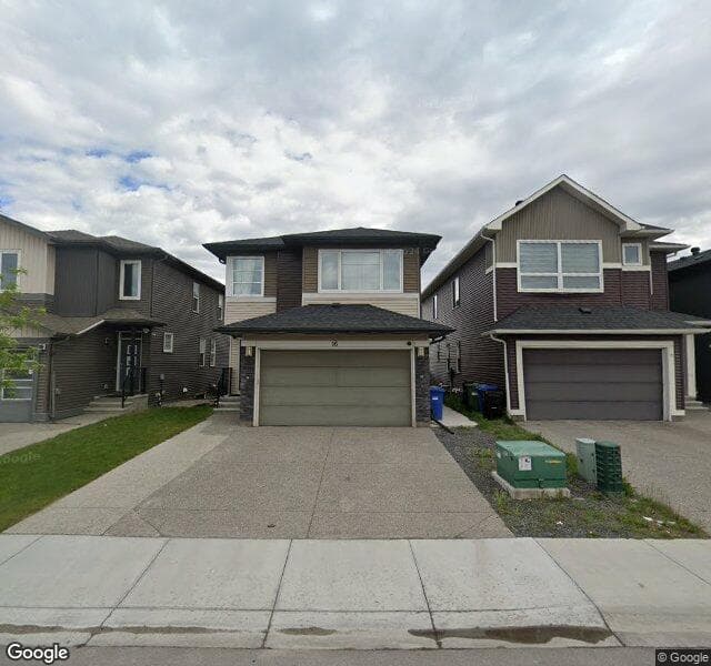 Street view of 16 Savanna Row NE, Calgary