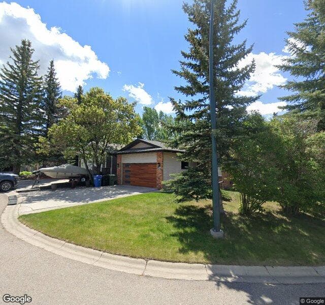 Street view of 200 Dalcastle Way NW, Calgary
