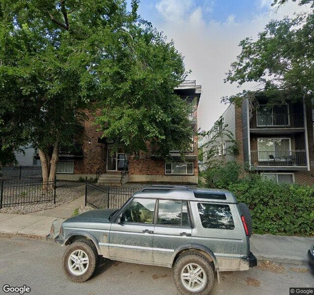 Street view of 102-2503 17 Street SW, Calgary