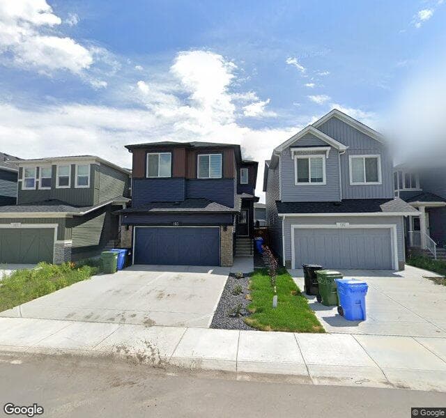 Street view of 193 Creekstone Path SW, Calgary