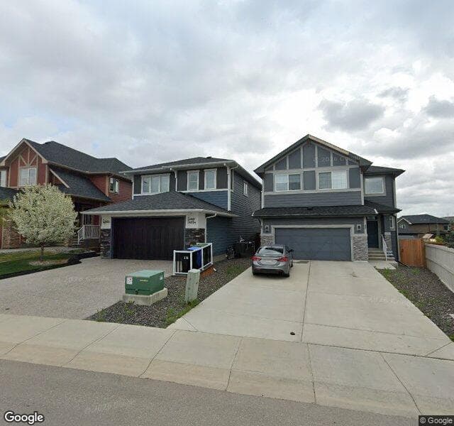 Street view of 18 Silverado Crest Bay SW, Calgary