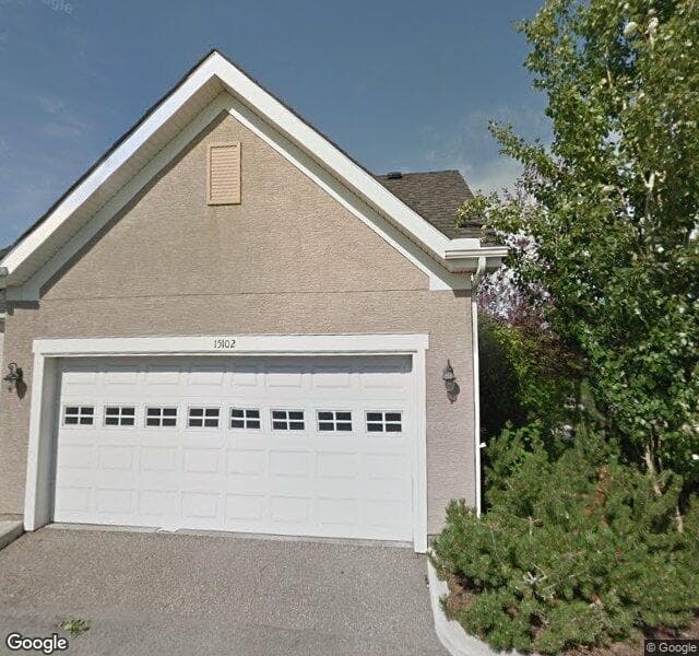 Street view of 15102 Prestwick Boulevard SE, Calgary