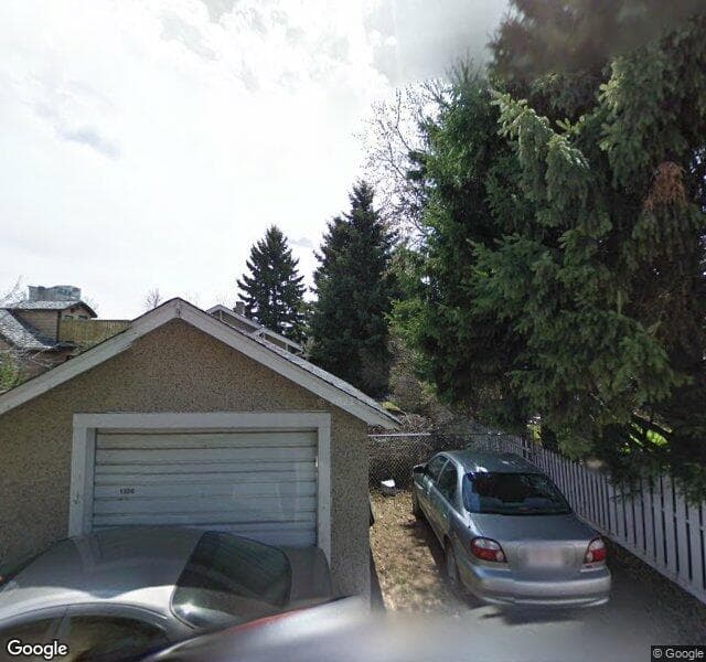 Street view of 1322 18 Avenue NW, Calgary