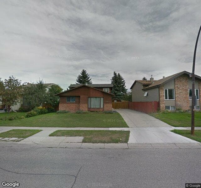 Street view of 14716 Deer Run Drive SE, Calgary