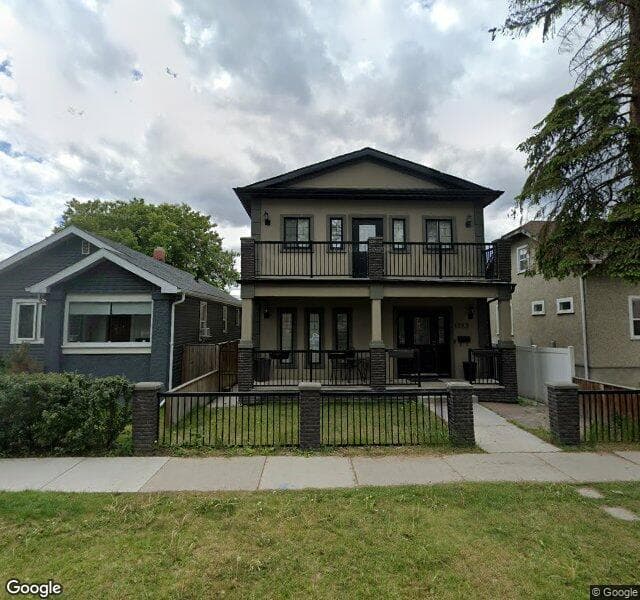 Street view of 1223 8 Avenue SE, Calgary