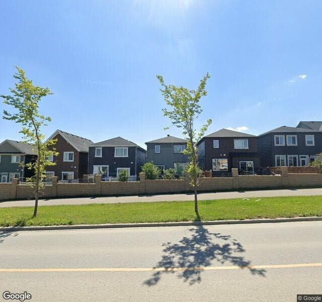 Street view of 127 Evanscrest Way NW, Calgary