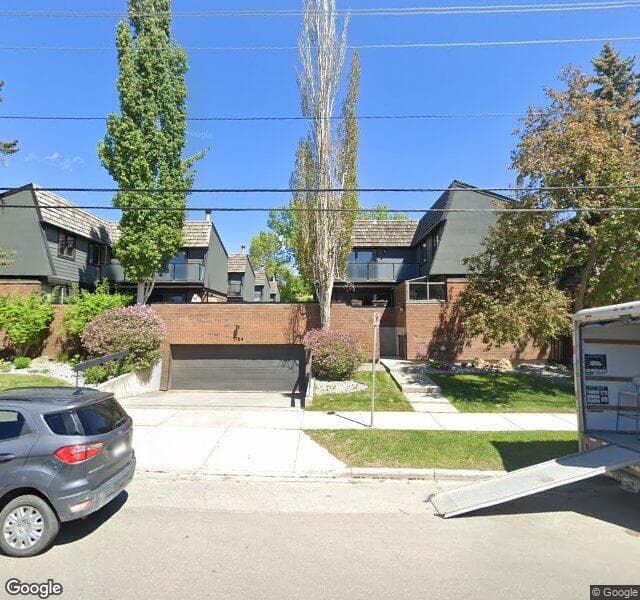 Street view of 1-1754 8 Avenue NW, Calgary