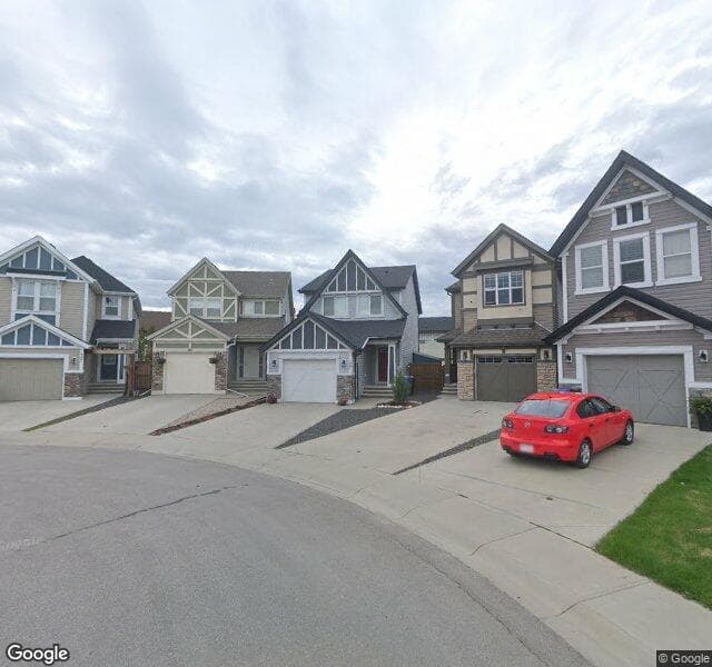 Street view of 133 Chaparral Valley Crescent SE, Calgary
