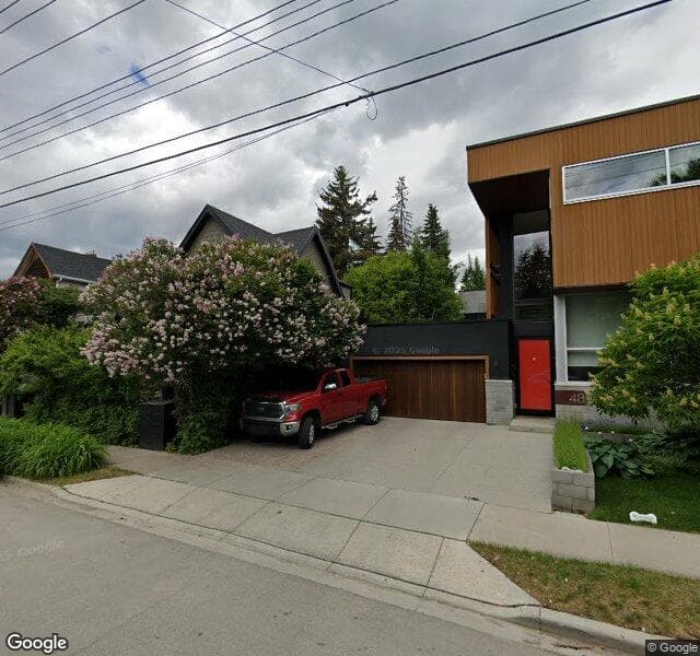 Street view of 10 New Place SE, Calgary