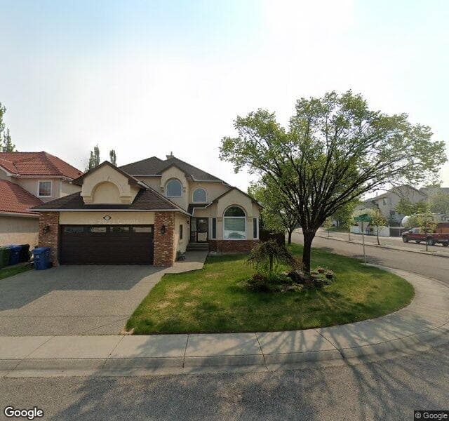 Street view of 124 Edgevalley Place NW, Calgary