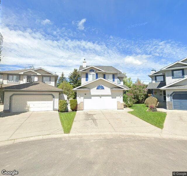 Street view of 220 Mount Cornwall Mews SE, Calgary