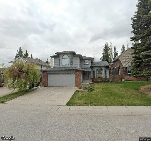 Street view of 1521 Evergreen Hill SW, Calgary