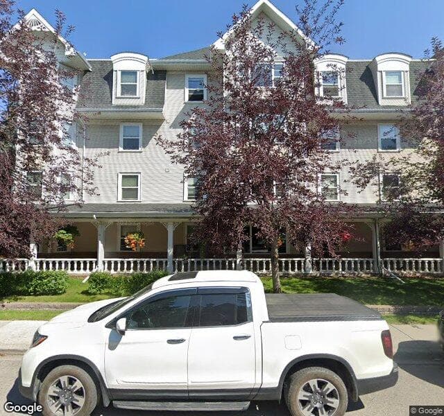 Street view of 128-2400 Sorrel Mews SW, Calgary