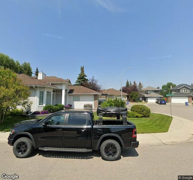 Street view of 133 Woodpark Green SW, Calgary