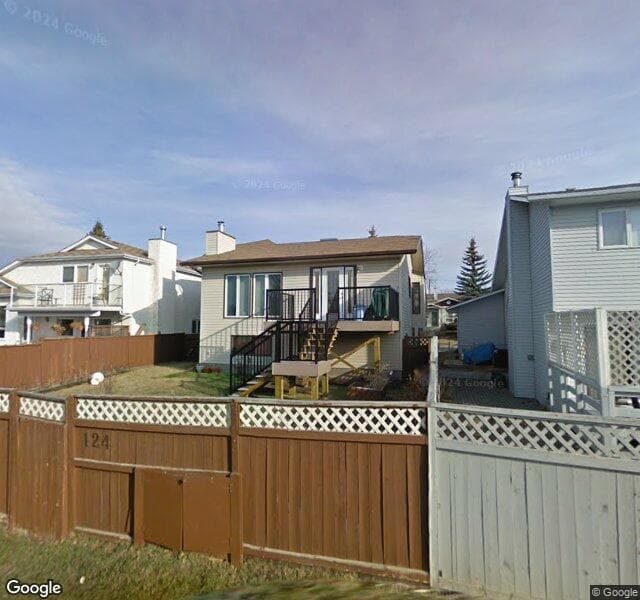 Street view of 124 Scenic Glen Crescent NW, Calgary