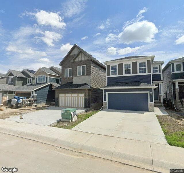 Street view of 140 Creekstone Landing SW, Calgary