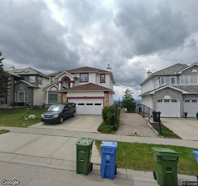 Street view of 355 Rocky Ridge Drive NW, Calgary