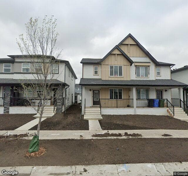 Street view of 121 Veranda Boulevard SW, Calgary