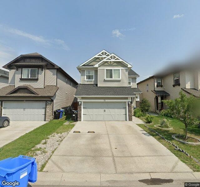 Street view of 71 Brightoncrest Point SE, Calgary