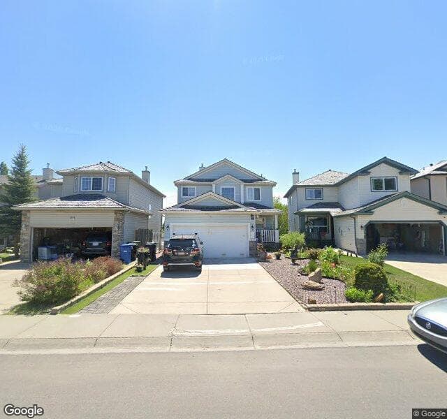 Street view of 1140 Harvest Hills Drive NE, Calgary