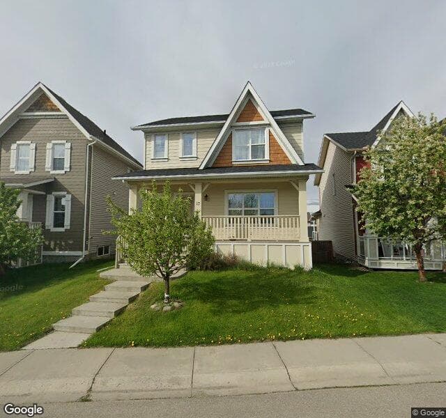 Street view of 17 Brightoncrest Heights SE, Calgary