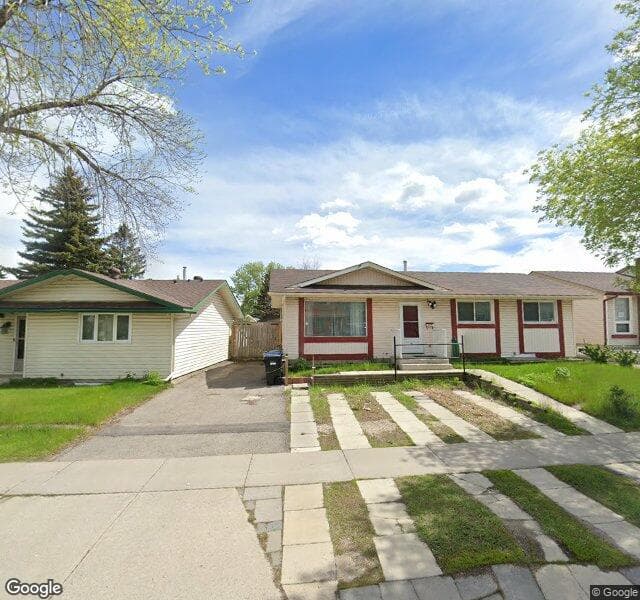 Street view of 3331 Radcliffe Drive SE, Calgary