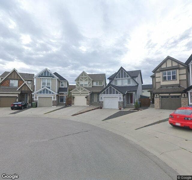Street view of 137 Chaparral Valley Crescent SE, Calgary