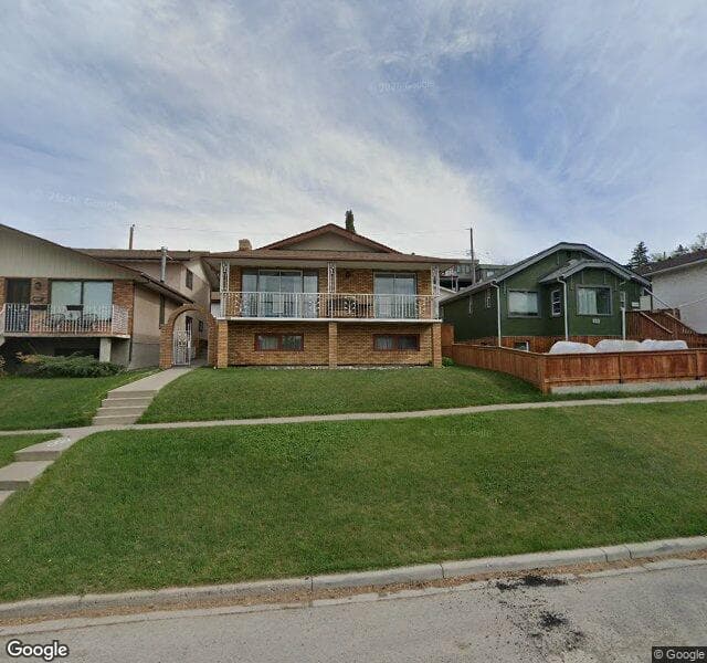 Street view of 1040 5 Avenue NE, Calgary