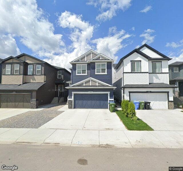Street view of 222 Creekstone Path SW, Calgary