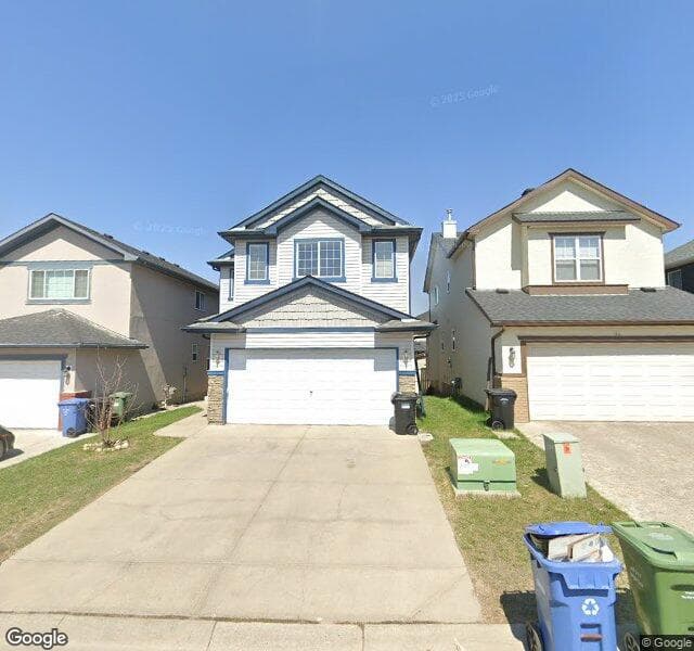 Street view of 20 Saddlecrest Terrace NE, Calgary