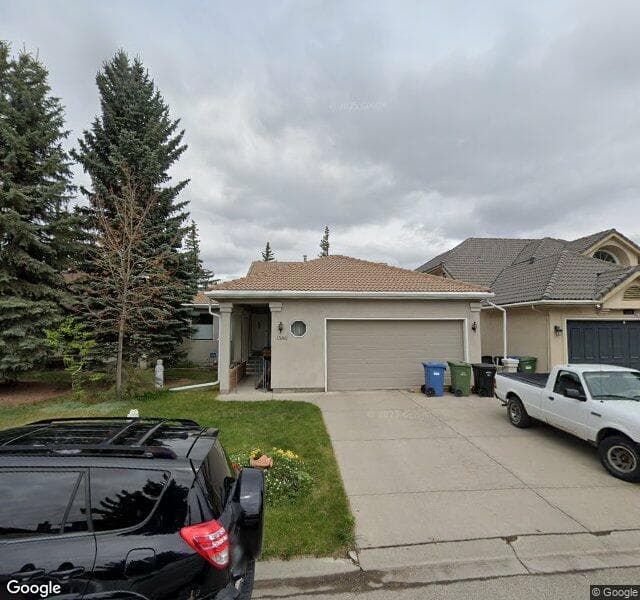 Street view of 1380 Shawnee Road SW, Calgary