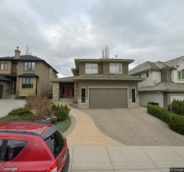 Street view of 16 Evergreen Lane SW, Calgary